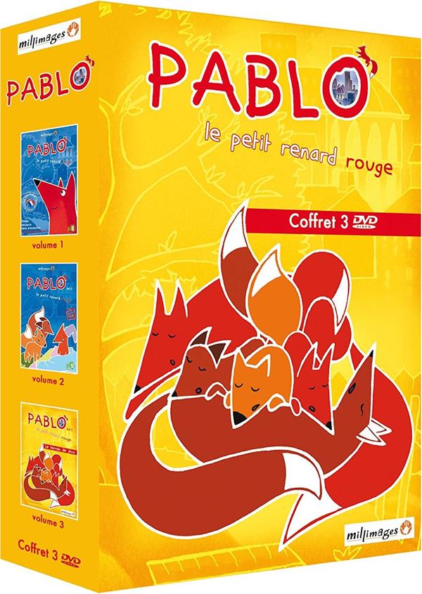 Pablo, le petit renard rouge - Coffret 3 DVD : Vol. 1 + Vol. 2 + Vol. 3 [DVD] - flash vidéo