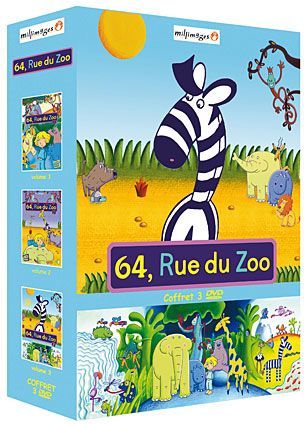 64, rue du Zoo - Coffret 3 DVD : Vol. 1 + Vol. 2 + Vol. 3 [DVD] - flash vidéo