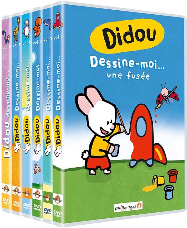 Didou dessine-moi - Coffret Vol. 1 à 6 [DVD] - flash vidéo
