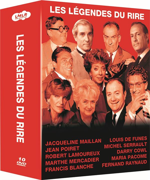 Coffret Les Légendes Du Rire 10 Pièces De Théâtre [DVD]