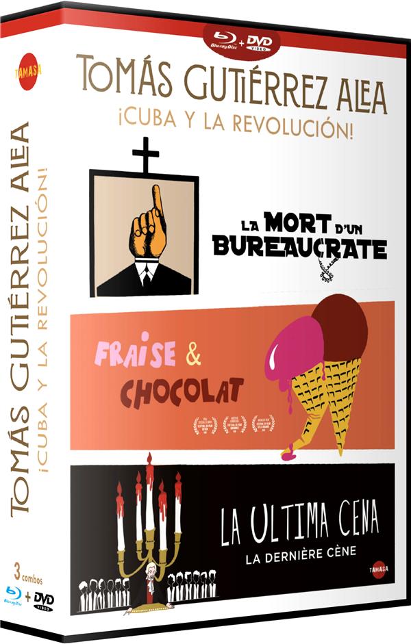 Tomas Gutiérrez Alea - ¡Cuba y la revolución! - Coffret : La Mort d'un bureaucrate + Fraise & Chocolat + La Última cena [Blu-ray]
