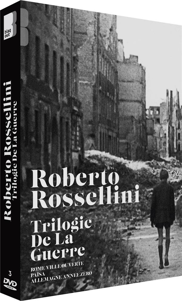 Coffret Rossellini, La Trilogie De La Guerre : Rome Ville Ouverte Paisa Allemagne, Année Zéro [DVD] - flash vidéo