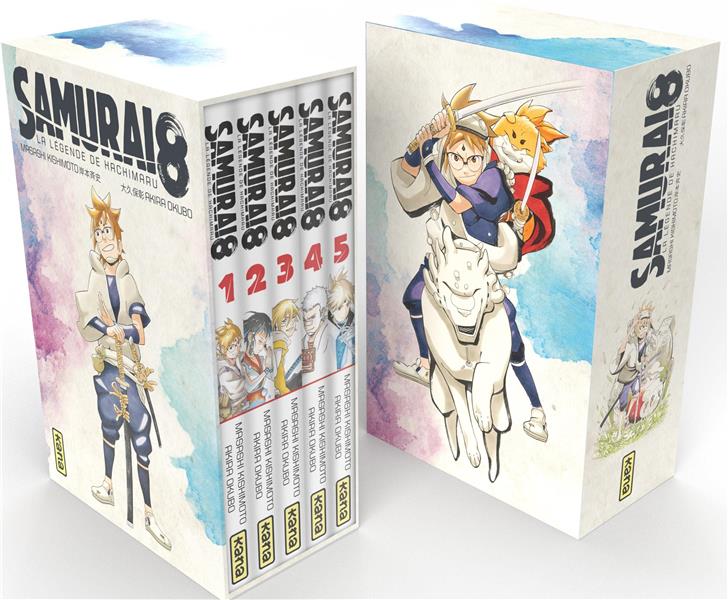 Samurai 8 ; la légende de Hachimaru : coffret Intégrale Tomes 1 à 5 - flash vidéo