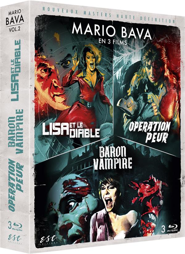Mario Bava n° 2 : Lisa et le diable + Opération peur + Baron Vampire [Blu-ray]
