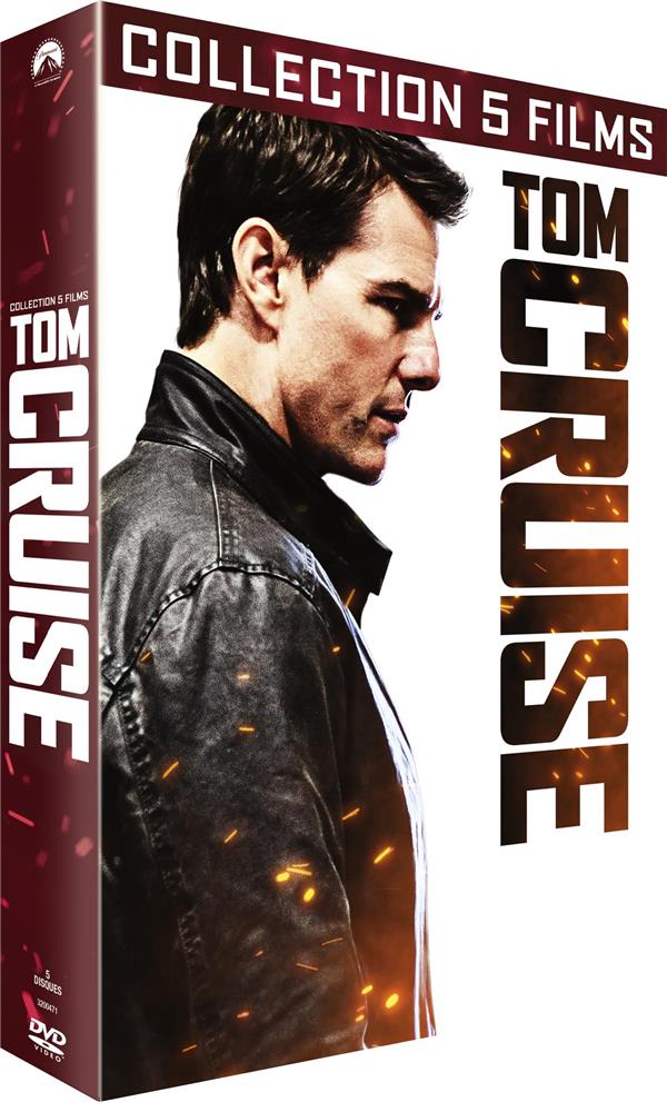 Tom Cruise - Collection 5 films : Top Gun + La Guerre des mondes + Mission : Impossible + Jours de tonnerre + Jack Reacher [DVD] - flash vidéo