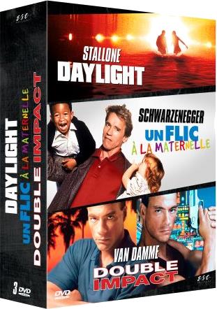 Daylight + Un flic à la maternelle + Double impact [DVD] - flash vidéo
