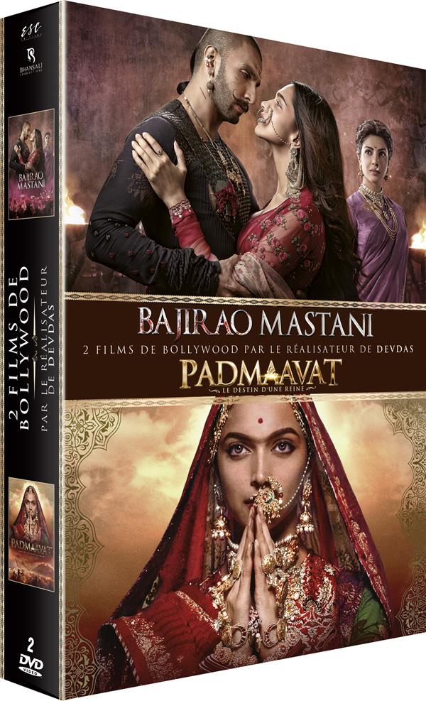 2 films de Bollywood : Bajirao Mastani + Padmaavat [DVD] - flash vidéo