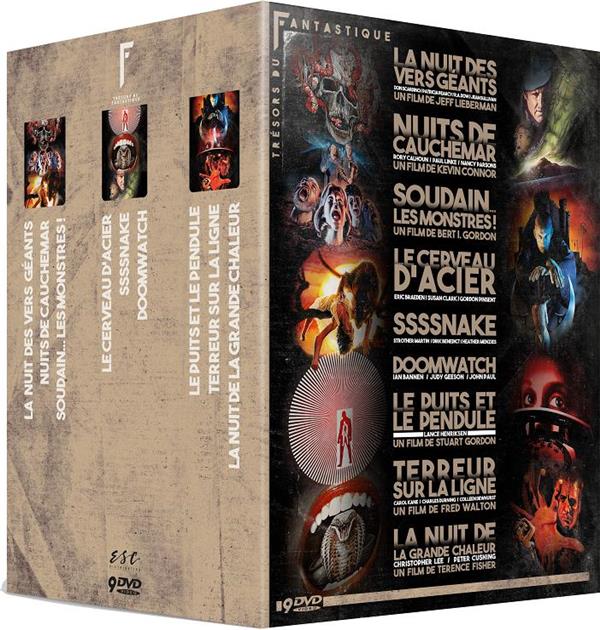Les Trésors du fantastiques - Coffret 9 films [DVD] - flash vidéo