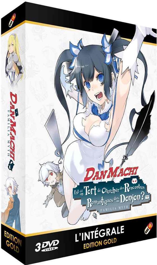 DanMachi : Familia Myth - Intégrale - Edition Gold - Coffret DVD