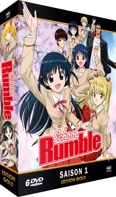 School Rumble Intégrale Saison 1 Coffret DVD + Livret Edition Gold - flash vidéo