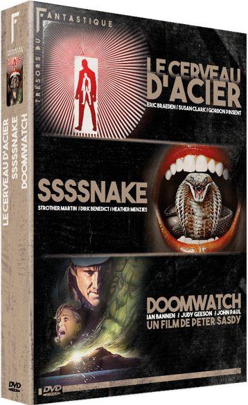 Trésors du Fantastique Vol. 2 : Le Cerveau d'acier + Ssssnake + Doomwatch [DVD] - flash vidéo
