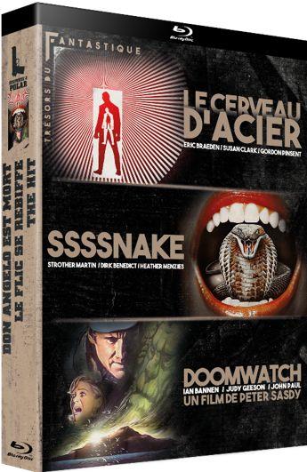 Trésors du Fantastique Vol. 2 : Le Cerveau d'acier + Ssssnake + Doomwatch [Blu-ray]