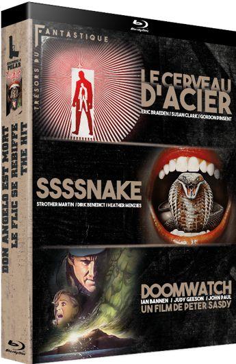 Trésors du Fantastique Vol. 2 : Le Cerveau d'acier + Ssssnake + Doomwatch [Blu-ray] - flash vidéo