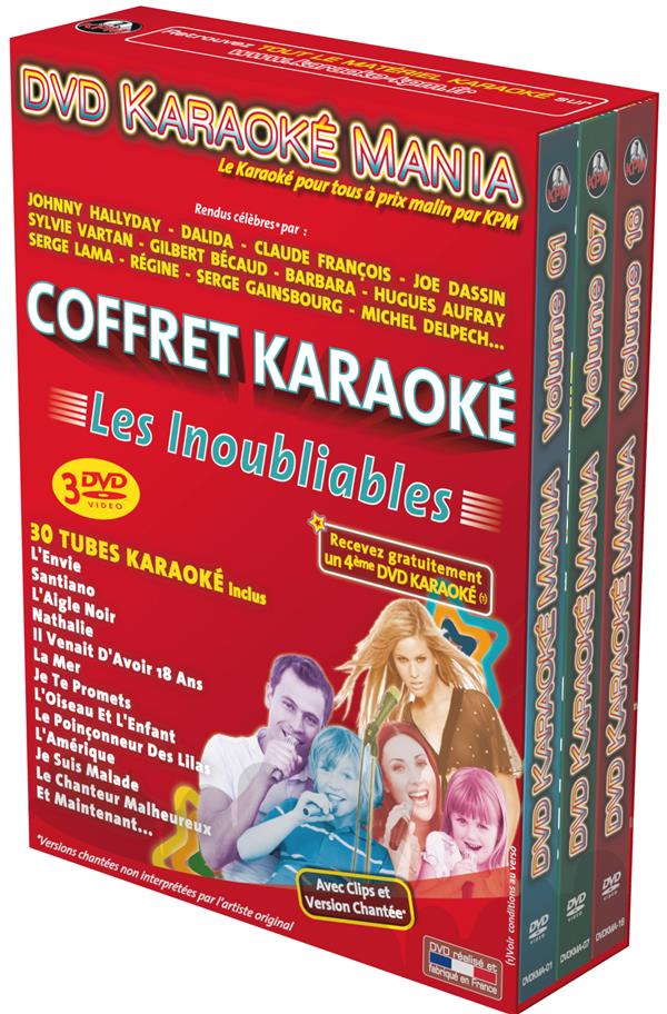 DVD Karaoké Mania - Coffret 3 DVD : Les inoubliables [DVD]
