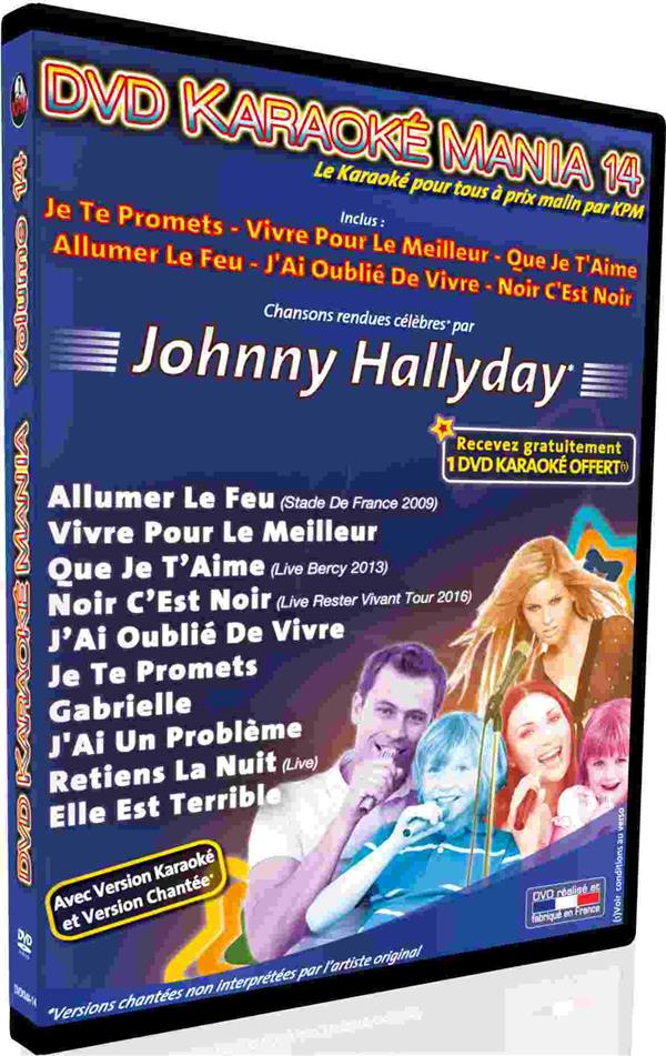 DVD Karaoké Mania 14 : Johnny Hallyday [DVD]