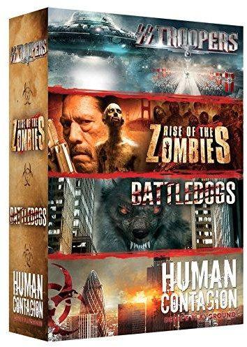 Zombies : Battledogs + SS Troopers + Rise of the Zombies + Human Contagion [DVD]