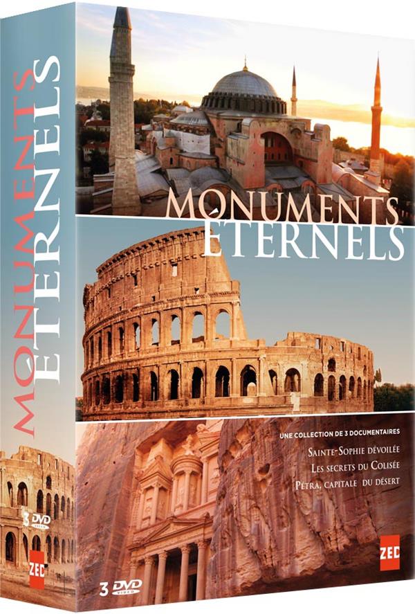 Coffret Monuments éternels 3 Documentaires : Sainte-Sophie Dévoilée  Les Secrets Du Colisée  Petra, Capitale Du Désert [DVD]