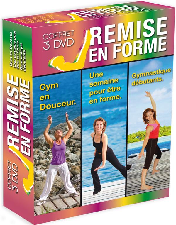 Coffret Remise en forme : Gym en douceur + Une semaine pour être en forme + Gymnastique débutants [DVD] - flash vidéo