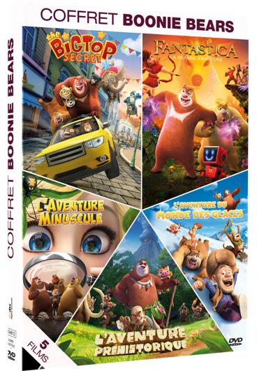 Boonie Bears - Coffret : L'Aventure préhistorique + L'Aventure minuscule + L'Aventure du monde des glaces + Fantastica : la grande aventure + Bigtop Secret [DVD]