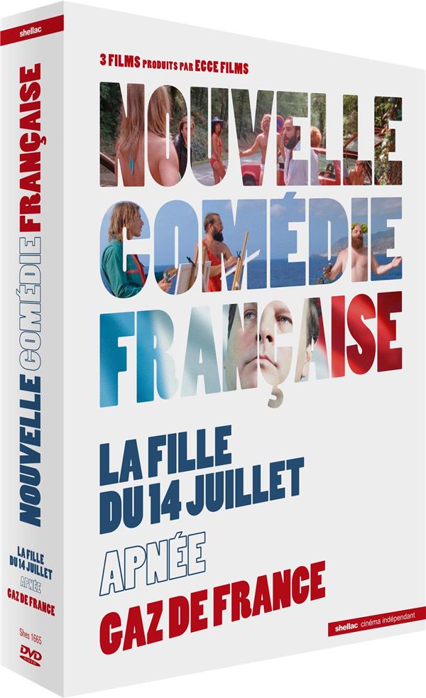 Coffret Nouvelle comédie française : La Fille du 14 juillet + Apnée + Gaz de France [DVD] - flash vidéo