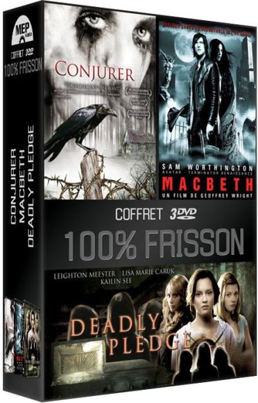 Coffret 100% Frisson : Conjurer Macbeth Deadly Pledge [DVD] - flash vidéo