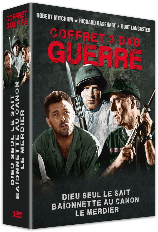 Le Merdier + Dieu seul le sait + Baïonnette au canon [DVD] - flash vidéo
