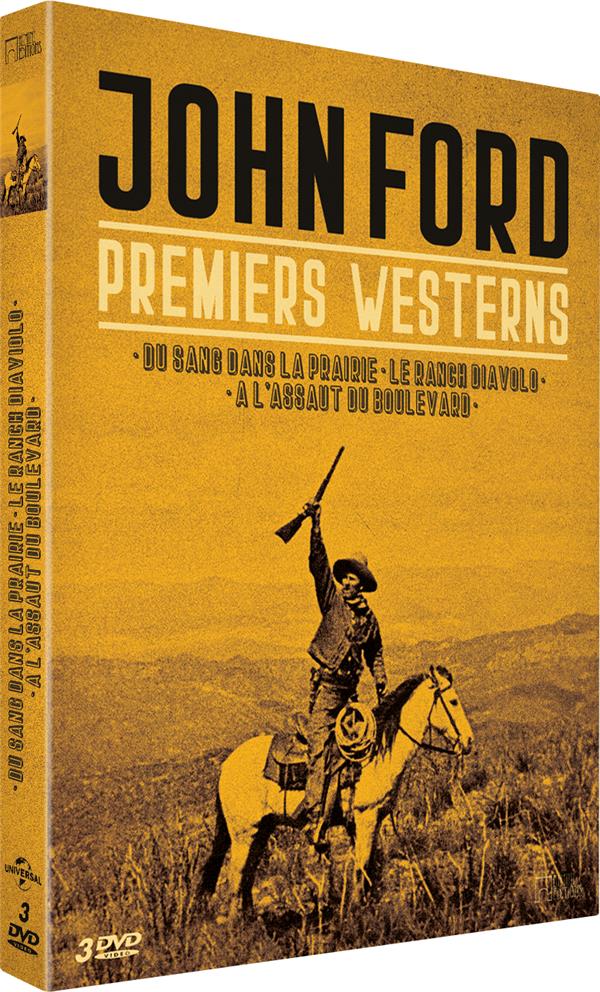 John Ford - Premiers westerns : Du sang dans la prairie + Le Ranch Diavolo + À l'assaut du boulevard [DVD] - flash vidéo