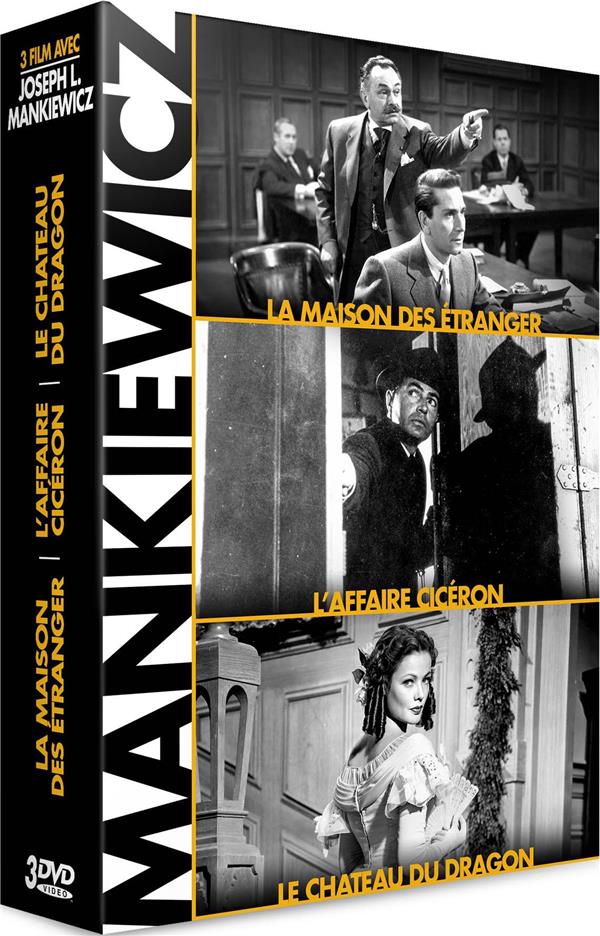 Joseph L. Mankiewicz - Coffret 3 films : La Maison des étrangers + L'Affaire Cicéron + Le Château du dragon [DVD] - flash vidéo
