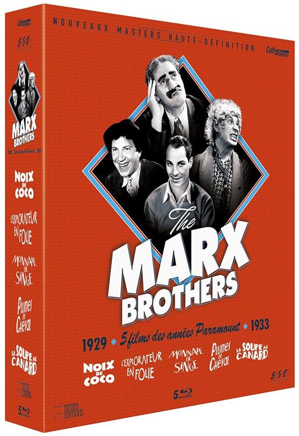 Marx Brothers - Coffret 5 Films [Blu-ray] - flash vidéo