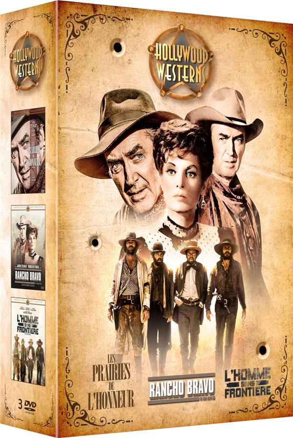 3 Westerns de légende : Rancho Bravo + L'Homme sans frontière + Les Prairies de l'honneur [DVD] - flash vidéo