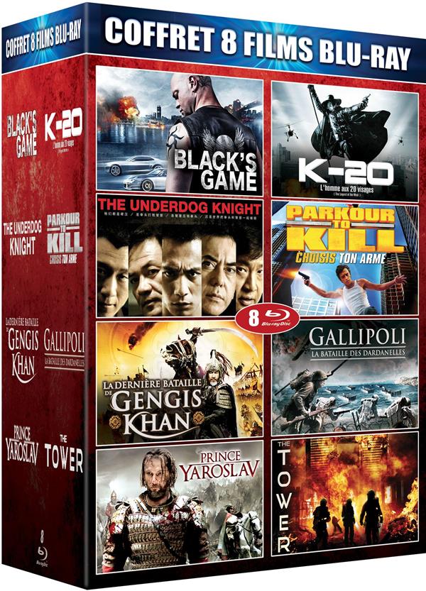 8 Films en Blu-ray [Blu-ray] - flash vidéo