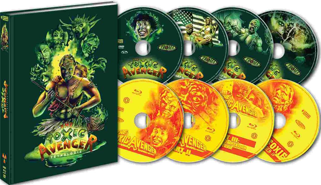 Toxic Avenger : Tétralogie [Blu-ray] - flash vidéo