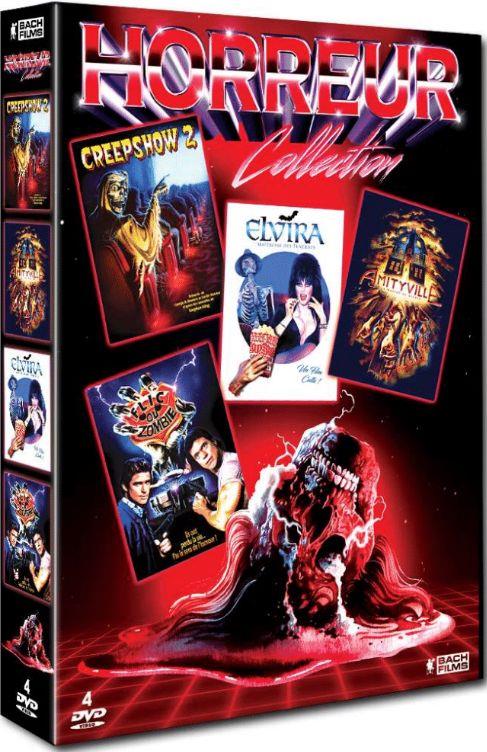 Horreur Collection : Creepshow 2 + Amityville - La maison du diable + Elvira, maîtresse des ténèbres + Flic ou Zombie [DVD] - flash vidéo