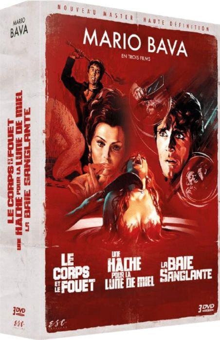 Coffret Mario Bava 3 films : la baie sanglante ; le corps et le fouet ; une hache pour la lune de miel [DVD] - flash vidéo