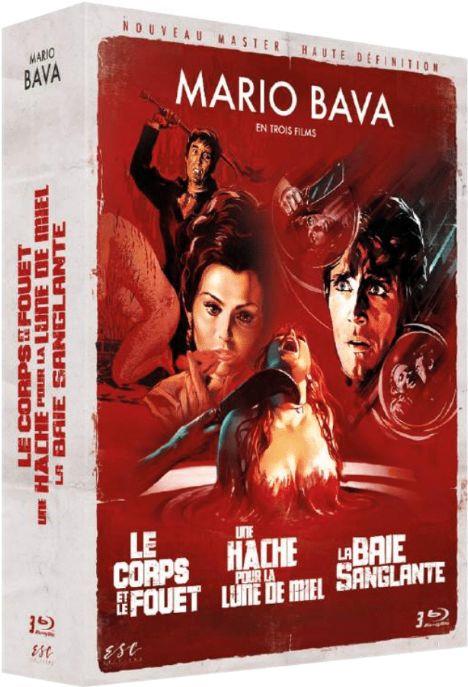 Coffret Mario Bava 3 films : la baie sanglante ; le corps et le fouet ; une hache pour la lune de miel [Blu-ray] - flash vidéo