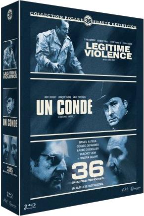 Collection "Le 36" : Légitime violence + Un Condé + 36 quai des Orfèvres [Blu-ray]