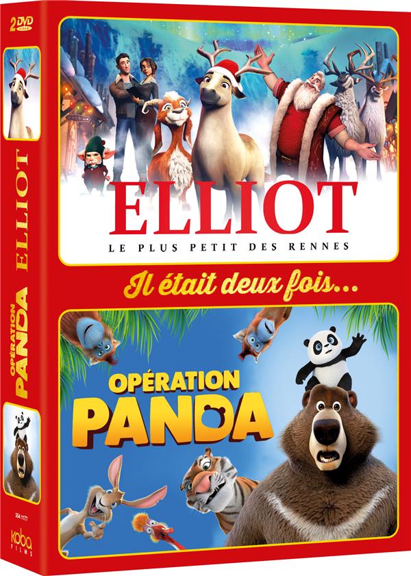 Il était deux fois... - Coffret : Opération Panda + Elliott, le plus petit des rennes [DVD] - flash vidéo