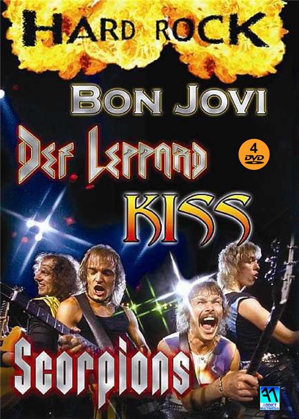 Coffret Hard Rock : Bon Jovi  Def Leppard  Kiss  Scorpions [DVD]