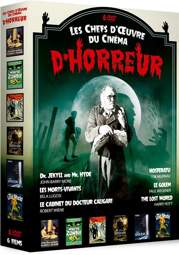 Coffret Les Grands Classique Du Cinema D'horreur 6 Films [DVD] - flash vidéo