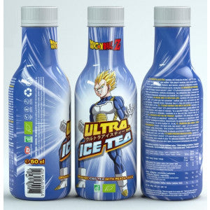 Dragon Ball Super - Vegeta Ultra Ice Tea saveur pêche 500ml - flash vidéo