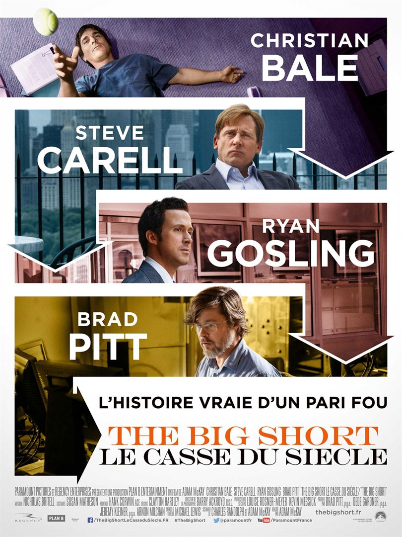 The big short [DVD à la location] - flash vidéo
