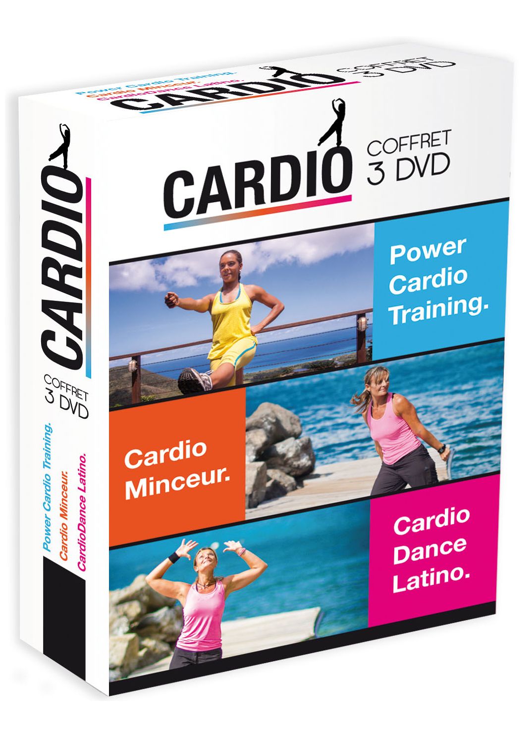 Coffret Cardio : Power Cardio Training  Cardio Minceur  Cardio Dance Latino [DVD]