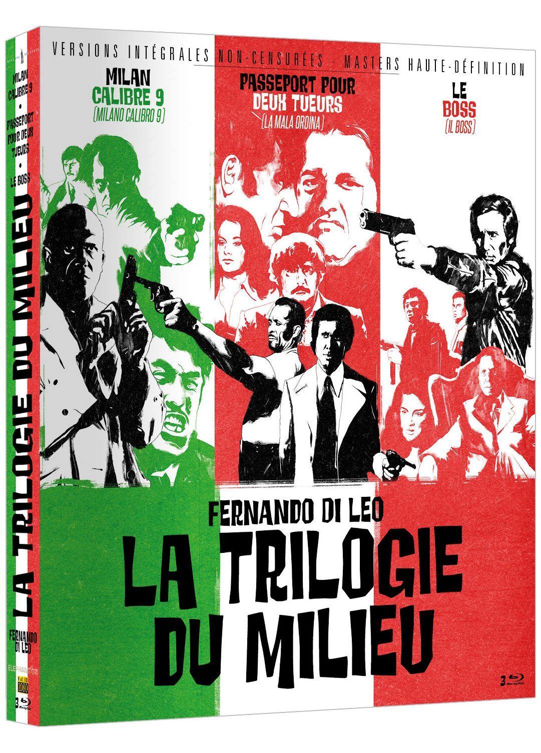 Fernando Di Leo : la trilogie du milieu - Coffret 3 DVD + livret 52 pages - flash vidéo