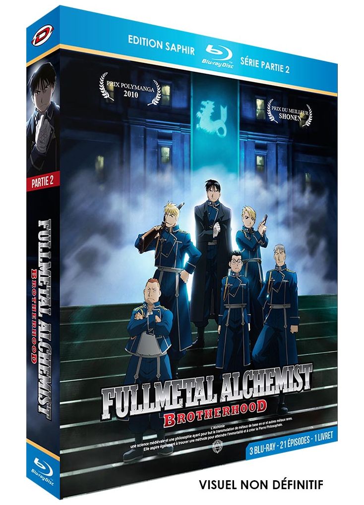 FULLMETAL ALCHEMIST BROTHERHOOD - PARTIE 2[COFFRET)SAPHIR - flash vidéo