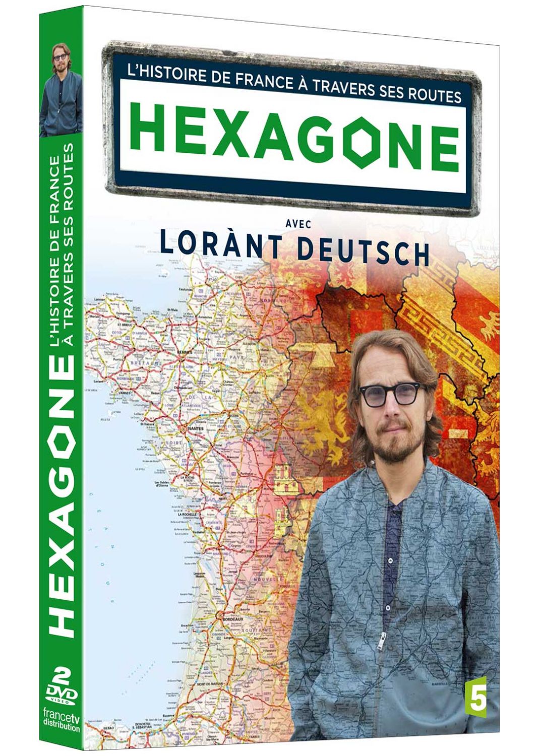 Coffret Hexagone, L'histoire De La France à Travers Ses Routes [DVD] - flash vidéo