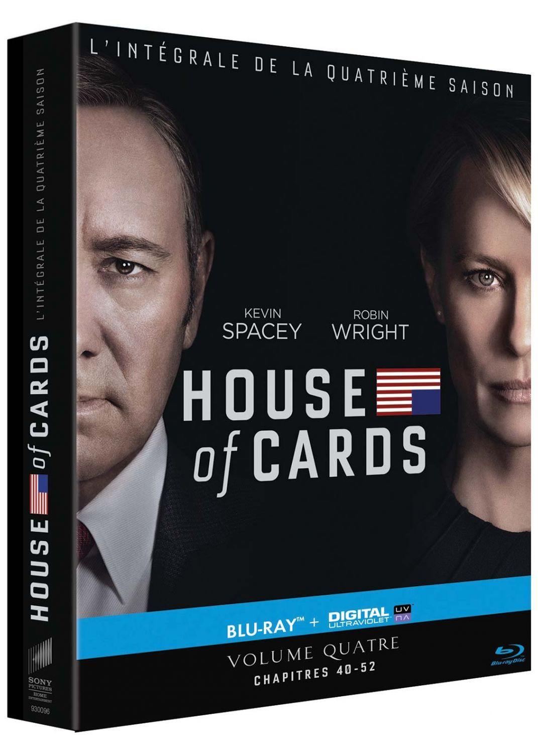 Coffret House Of Cards, Saison 4 [Blu-Ray] - flash vidéo