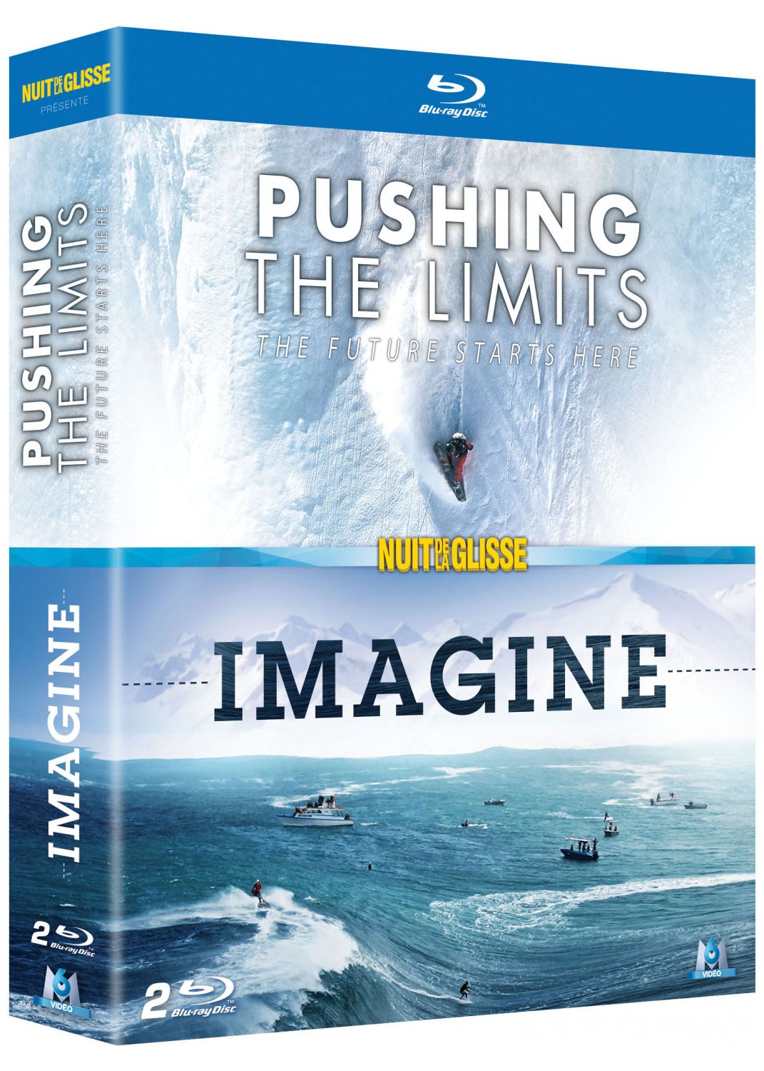 Nuit de la glisse - Pushing the Limits, The Future Starts Here + Imagine [Blu-Ray] - flash vidéo