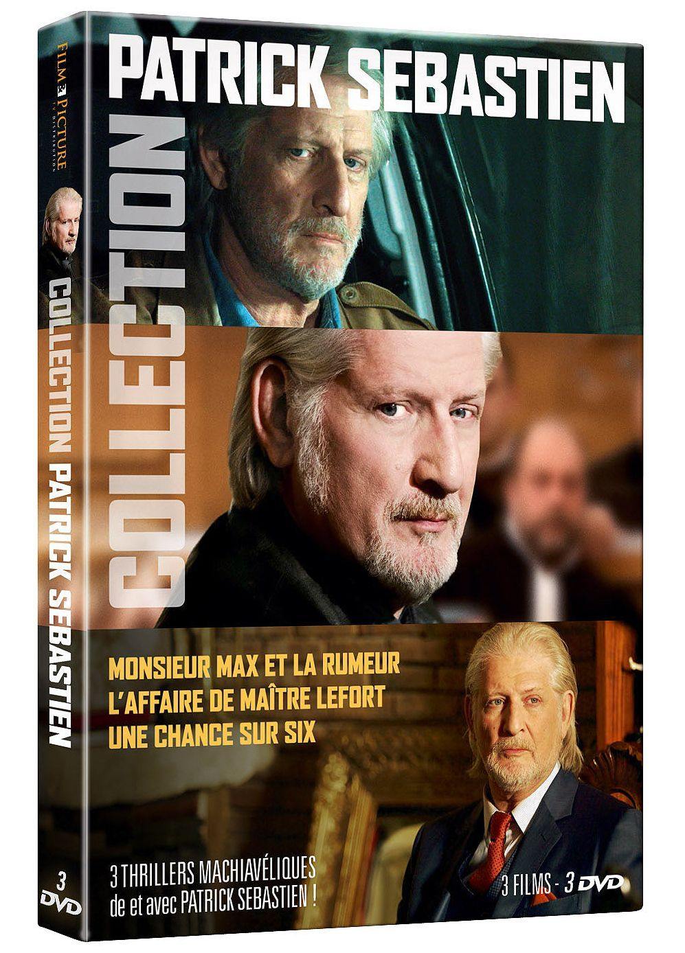 Coffret Patrick Sébastien  : Monsieur Max Et La Rumeur + L'affaire De Maître Lefort + Une Chance Sur Six [DVD] - flash vidéo