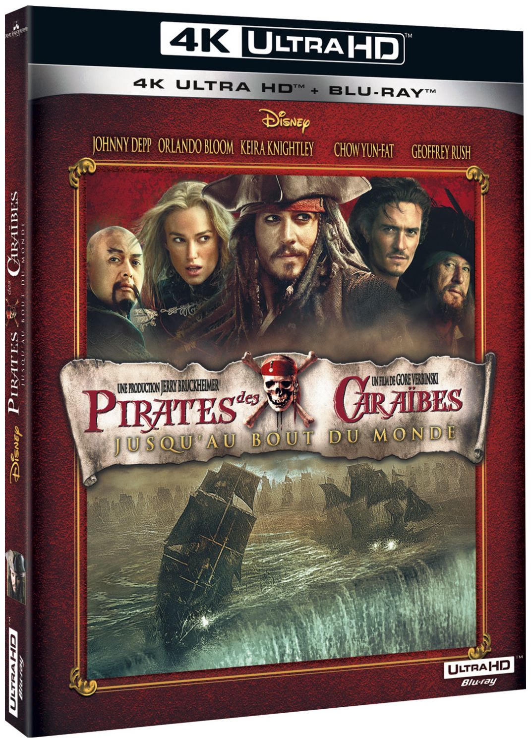 Pirates Des Caraïbes 3 : Jusqu'au Bout Du Monde [Combo Blu-Ray, Blu-Ray 4K] - flash vidéo