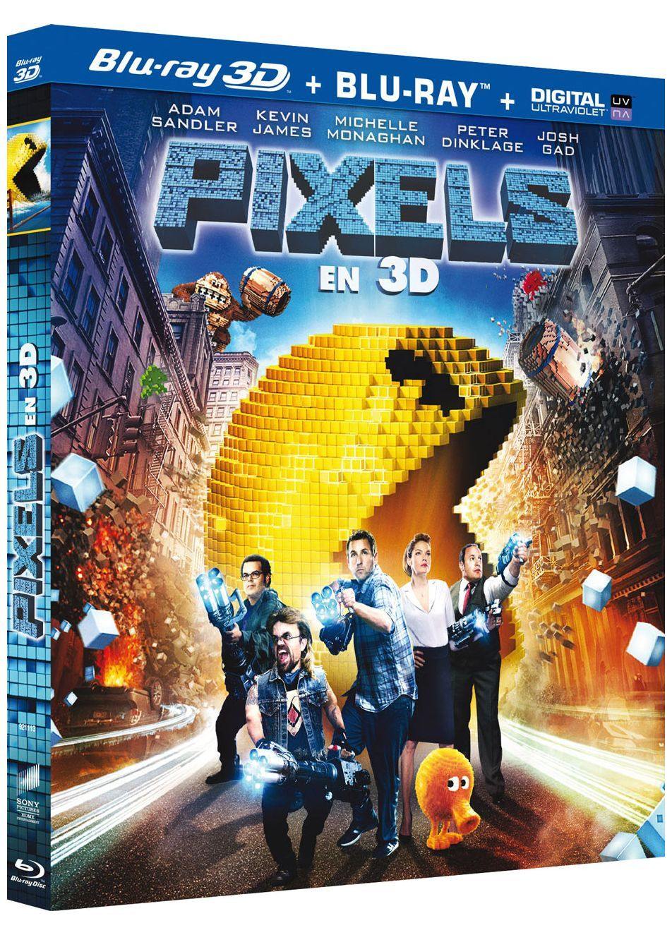Pixels [Combo Blu-Ray, Blu-Ray 3D] - flash vidéo